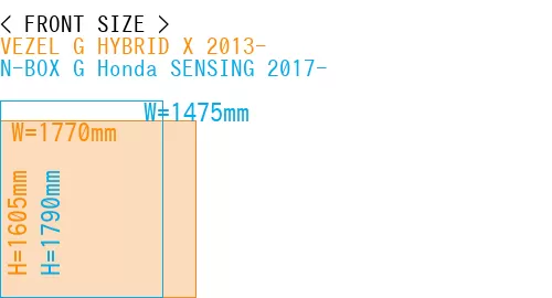 #VEZEL G HYBRID X 2013- + N-BOX G Honda SENSING 2017-